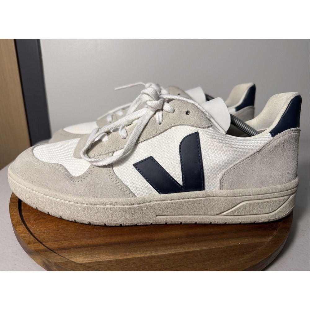 Men's Veja V-10 B-MESH/ SUEDE/LEATHER WHITE NAUTICO Sneakers EU47/ US 12.5